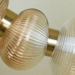 Hängeleuchte Olicia Gold Glas LED-36W – Bild 5