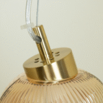 Hängeleuchte Olicia Gold Glas LED-36W – Bild 6