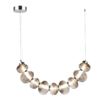 Hängeleuchte Olicia Smoked Glas LED-36W
