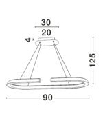 ELMO LED-Hängeleuchte 48W/3500K/2986Lm – Bild 3