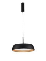 Sigi LED-Pendelleuchte 40W /3000K/3111Lm Schwarz-Holz