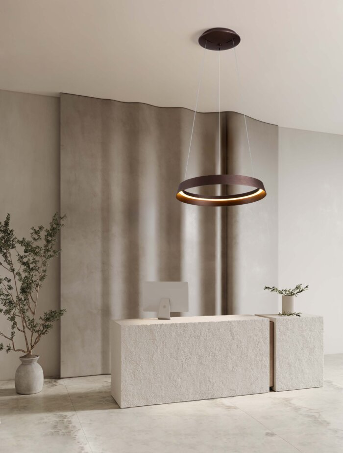 ORMI LED-Pendelleuchte 38W 2700-3000K 2564Lm Dimmbar – Bild 2