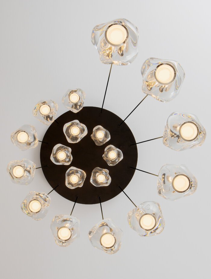 IFOS LED Pendelleuchte 18-flammig . 48W . 3000K . Dimmbar – Bild 5