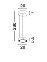 Afi LED Pendelleuchte 24W . 1712 Lm. 3000K . Dimmbar – Bild 13