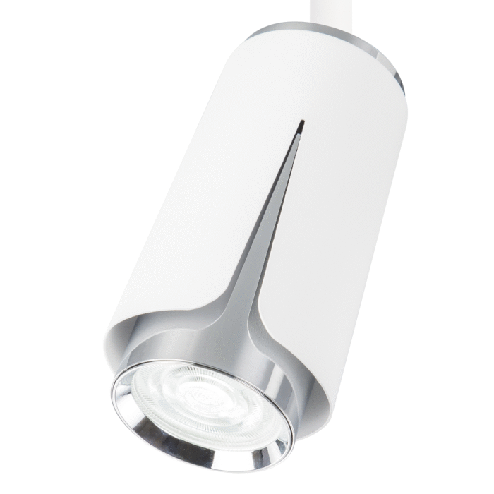 1-Phasenstromschiene LED-Strahler . 1xGU10 Weiß . Chrom – Bild 7