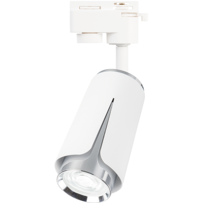 1-Phasenstromschiene LED-Strahler . 1xGU10 Weiß . Chrom – Bild 10