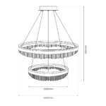 Hängeleuchte . Stella Linea . 85W LED . 4000K – Bild 3