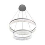 Luce Argento 54W LED – Elegante Doppelring-Pendelleuchte
