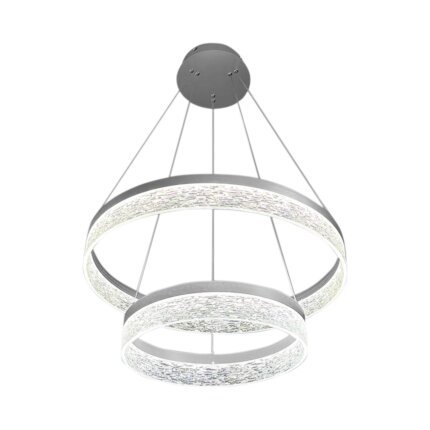 Luce Argento 54W LED – Elegante Doppelring-Pendelleuchte