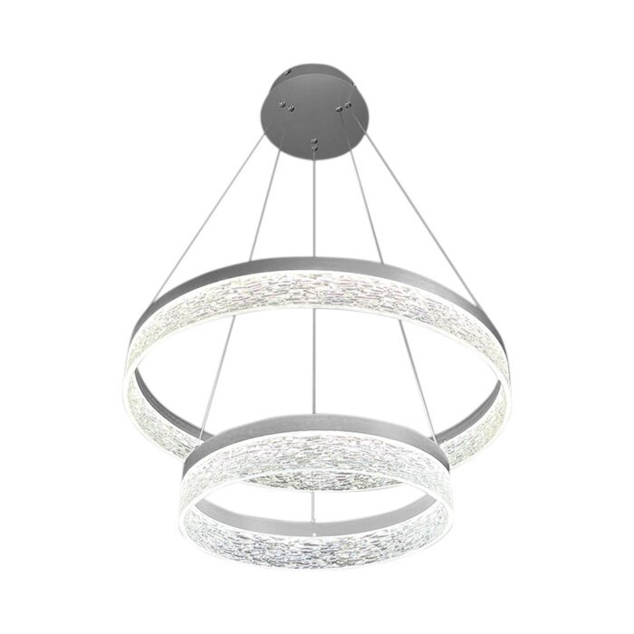 Luce Argento 54W LED – Elegante Doppelring-Pendelleuchte – Bild 5
