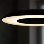 Piattino Nero/Oro LED Hängeleuchte 30W 3000K-4000K-6000K Schwarz/Weiß – Bild 5