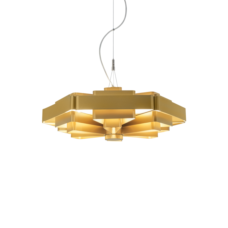 J.J.W. 04 gold.ed7a3171 (1) Wever & Ducré J.J.W. 04 Pendelleuchte – Bild 1