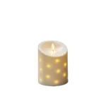 LED Kerze, 10,5x13,7cm, B/B