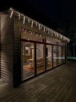 LED Eiszapfen Lichtervorhang – Bild 5