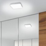 Aufbauleuchte Square 210mm silber 15/10W 3000/4000K IP54 – Bild 2