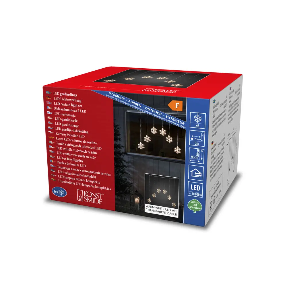 4044-103.B.1.0 LED Solar Lichtervorh,77 LED – Bild 1