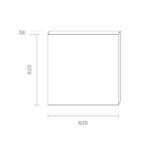 Backlit 9in1 Panel Einbau Fled 620x620mm – Bild 2