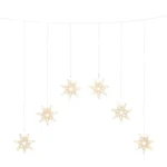 LED Lichtervorh. 6 Sterne