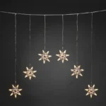 LED Lichtervorh. 6 Sterne – Bild 3