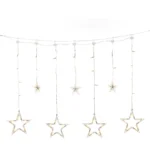 LED Lichtervorh. 7 Sterne