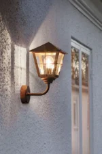 Fenix Wandleuchte, aufwärts leuchtend, Kupfer, IP23 – Bild 2