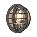 Wandleuchte, Oden, klares Glas
