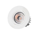 Einbauleuchte ARGENT 80mm weiß 6W 2700K IP44