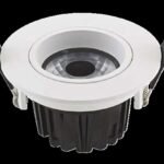 Einbauleuchte ARGENT 80mm weiß 9W 2700K