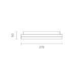 Aufbauleuchte Circel 270mm silber Sensor 22/16/10W – Bild 6