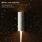 Akku-Tischleuchte Nucandle keramikweiß/chrom 1,6W 2700K IP54 – Bild 8