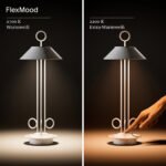 Akku-Tischleuchte Nudiderot 425mm schneeweiß 2,2W – Bild 5