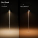 Akku-Stehleuchte Nuindie USB-C 1200mm Tannengrün 2,2W – Bild 2