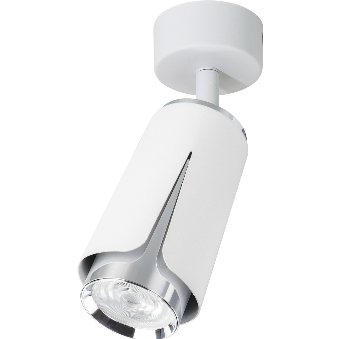 ml0272$f Flower Chrome White Spot 1xGU10 – Bild 1