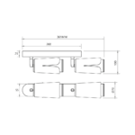 Flower Chrome White Spot 2xGU10 – Bild 5