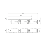 Flower Chrome White Spot 3xGU10 – Bild 5