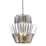 DONNA CHROME Kronleuchter 9xE14