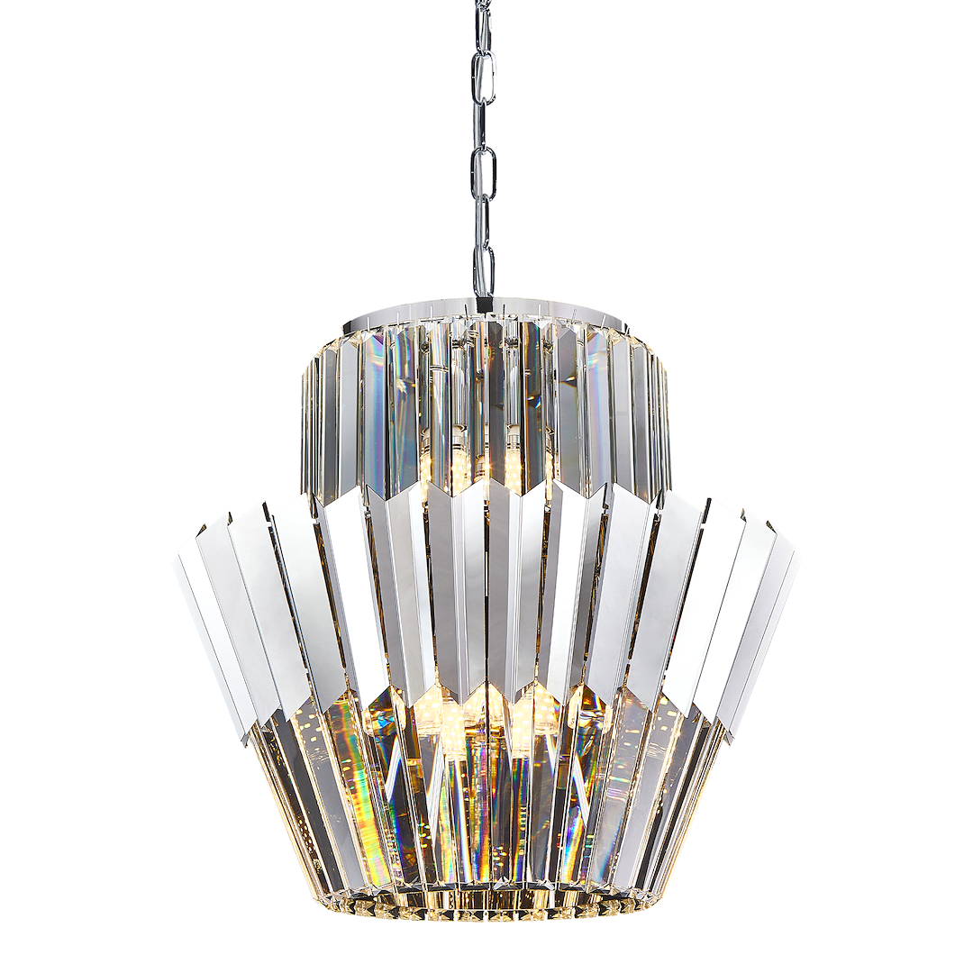 ml0414$b DONNA CHROME Kronleuchter 9xE14 – Bild 1