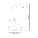 Scuola Schreibtischlampe Schwarz 5W LED – Bild 4