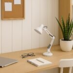 Nexa Schreibtischlampe Weiß 1xE27 – Bild 7