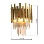 ASPEN GOLD 2xE14 Wandleuchte – Bild 6