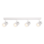 Cino Deckenleuchte 4xGU10 Weiß + Chrom – Bild 2