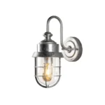 Cerignola Wandleuchte E27, IP44, galvanisiert