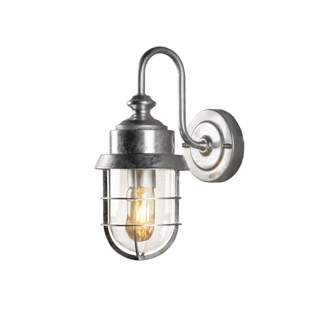 7351-320.I.1.0 Cerignola Wandleuchte E27, IP44, galvanisiert – Bild 1