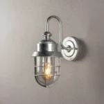 Cerignola Wandleuchte E27, IP44, galvanisiert – Bild 4