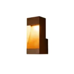 Rho LED-Wandleuchte 10W, IP54, Rost, 2700K