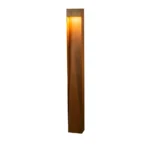 Rho LED-Wegeleuchte 10W, IP54, Rost, 2700K
