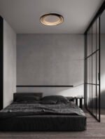 Arbor LED-Deckenleuchte 27W, IP20, Matt Black,dimmbar – Bild 2