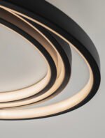 Arbor LED-Deckenleuchte 27W, IP20, Matt Black,dimmbar – Bild 6