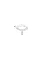 Arbor LED-Deckenleuchte 27W, IP20, Matt Black,dimmbar – Bild 9