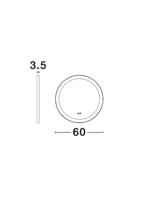 Ural LED-Badezimmerspiegel 20W, IP44, White, Touch-Schalter – Bild 8